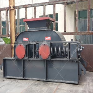 2pg400X250小型對輥破碎機發貨圖片_發往湖南長沙_破碎石英沙