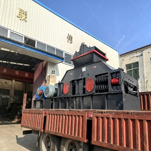 單臺1200x800型對輥破碎機設(shè)備發(fā)貨圖片