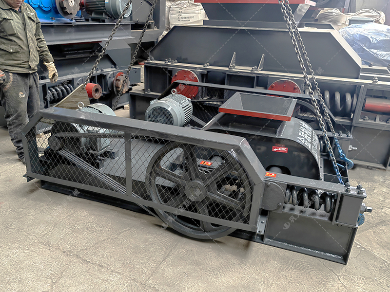 2pg400X250小型對輥破碎機發貨圖片_發往江蘇連云港_破水渣